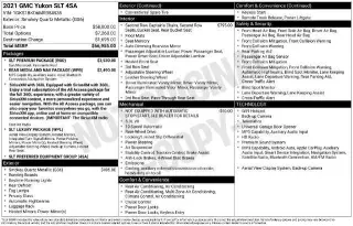 GMC Yukon 2021 4x2 SLT 4dr SUV