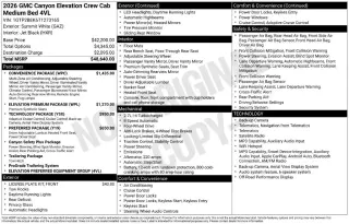 2026 GMC Canyon