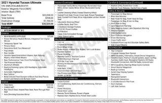 Hyundai TUCSON 2021 Ultimate 4dr SUV