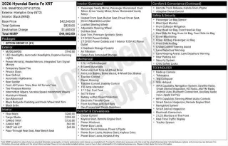 Hyundai SANTA FE 2026 AWD XRT SUV 4 puertas