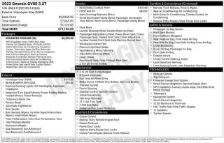 Genesis GV80 2023 AWD 3.5T SUV de 4 puertas