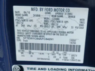 Ford F-150 2010 4x2 FX2 4dr SuperCrew Styleside 5.5 ft. SB