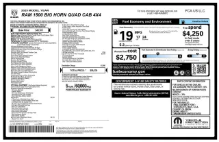 Ram 1500 2025 4x4 Big Horn 4dr Quad Cab 6.4 ft. SB Pickup