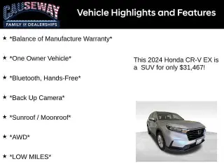 Honda CR-V 2024 AWD EX 4dr SUV