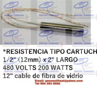 RESISTENCIAS Y TERMOPARES HECH