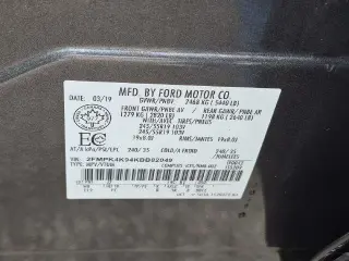Ford Edge 2019 AWD Titanium 4dr Crossover