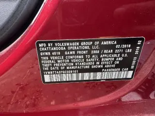 Volkswagen Passat 2016 1.8T SE 4dr Sedán PZEV