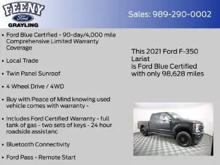 Ford F-350 Super Duty 2021 4x4 Lariat 4dr Crew Cab 6.8 ft. SB SRW Pickup