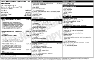 Jeep Gladiator 2024 4x4 Texas Trail 4dr Crew Cab 5.0 ft. SB
