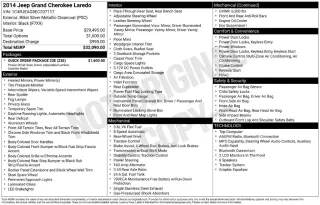 Jeep Grand Cherokee 2014 4x2 Laredo 4dr SUV