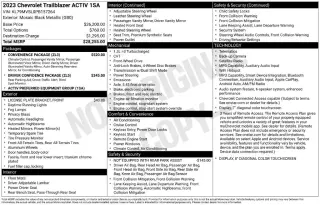 Chevrolet Trailblazer 2023 ACTIV 4 SUV