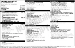 GMC Terrain 2022 AWD SLE 4dr SUV