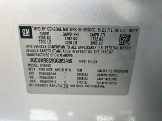 Chevrolet Silverado 1500 2016 4x4 LT 4dr Crew Cab 5.8 ft. SB