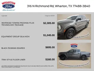 Ford Ranger 2024 4x2 XLT 4dr SuperCrew 5.0 ft. SB