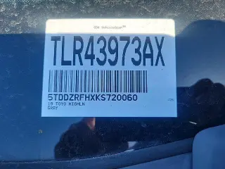 Toyota Highlander 2019 AWD Limited 4dr SUV