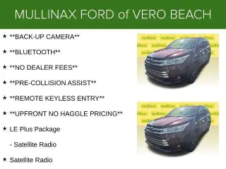 Toyota Highlander 2018 AWD LE Plus 4dr SUV