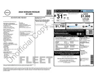 Nissan Rogue 2024 AWD SV 4dr Crossover