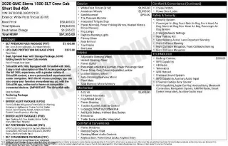 GMC Sierra 1500 2020 4x4 SLT 4dr Crew Cab 5.8 ft. SB