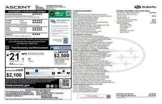 Subaru Ascent 2023