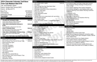 Chevrolet Colorado 2024 4x4 Trail Boss 4dr Cab con 5 ft. SB