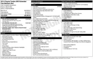 Toyota Tundra 2014 4x4 SR5 4dr Double Cab Pickup SB (5.7L V8 FFV)