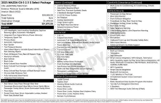 Mazda CX-5 2025 AWD 2.5 S Select 4dr SUV