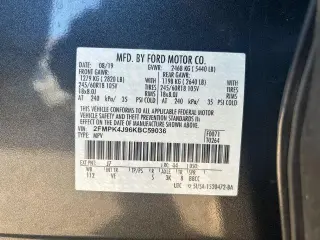 Ford Edge 2019 AWD SEL 4dr Crossover