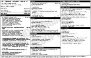 Chevrolet Traverse 2023 4x4 LT Leather 4dr SUV