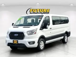 Furgoneta de pasajeros Ford Transit 2023 350 XL 3 puertas batalla larga techo bajo
