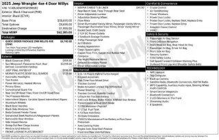 Jeep Wrangler 2025 4x4 Willys '41 4xe 4dr SUV