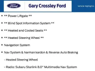 Subaru Forester 2019 AWD Limited 4dr Crossover