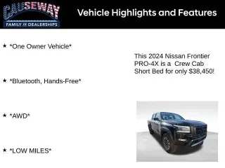Nissan Frontier 2024 4x4 PRO-4X 4dr Cabina de Crew 5 ft. SB