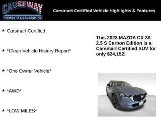 Mazda CX-30 2023 AWD 2.5 S Carbon Edition 4puertas SUV