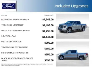 Ford F-150 2022 4x4 Lariat 4dr SuperCrew 5.5 ft. SB