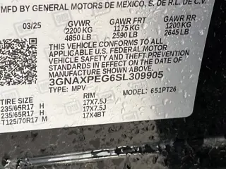 2025 Chevrolet Equinox