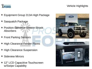 Ford Bronco 2022 4x4 Base Advanced 4dr SUV