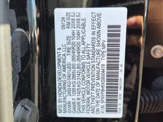 Honda Passport 2025 AWD EX-L 4dr SUV