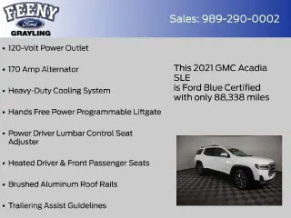 GMC Acadia 2021 4x4 SLE 4dr SUV