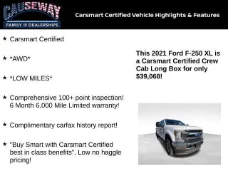 Ford F-250 Super Duty 2021 4x4 XL 4dr Crew Cab 6.8 ft. SB Pickup