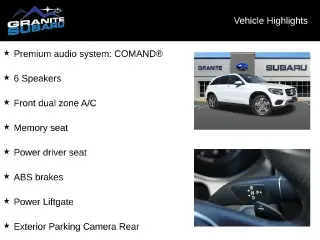 Mercedes-Benz GLC 2019 AWD GLC 300 4MATIC 4dr SUV