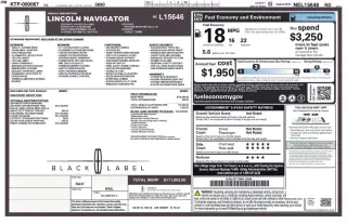 Lincoln Navigator L 2022 4x4 Black Label SUV de 4 puertas