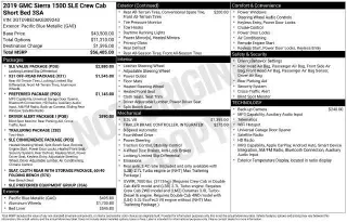GMC Sierra 1500 2019 4x4 SLE 4dr Crew Cab 5.8 ft. SB