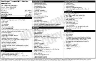 Toyota Tacoma 2021 4x2 TRD Off-Road 4dr Double Cab 5.0 ft SB