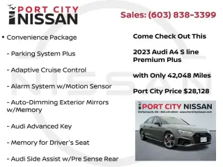 Audi A4 2023 AWD quattro S line Premium Plus 45 TFSI 4dr Sedán