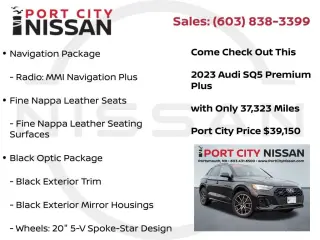 Audi SQ5 2023 AWD 3.0T quattro Premium Plus 4dr SUV
