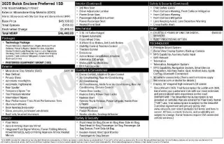 Buick Enclave 2025 Preferred 4dr Crossover