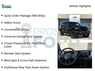 Jeep Wrangler 2024 4x4 Willys 4xe 4dr SUV