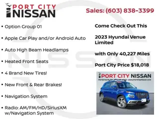 Hyundai VENUE 2023 Limited 4dr Crossover