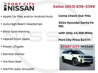 Hyundai SANTA FE 2024 AWD SEL 4dr SUV