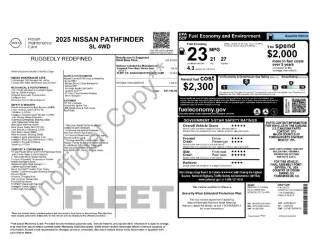Nissan Pathfinder 2025 AWD SL 4dr SUV
